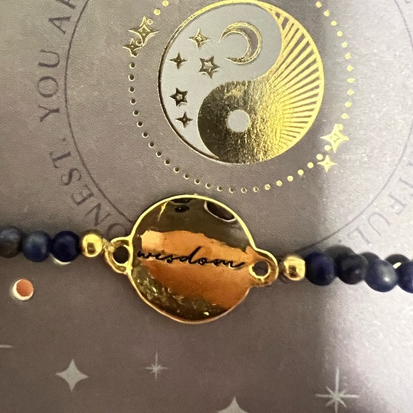 Wisdom affirmation Soladite necklace and bracelet set NWT - Picture 8 of 12